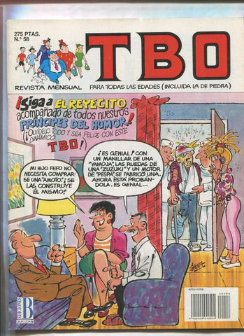 TBO de Ediciones B numero 058 (numerado 1 en trasera)