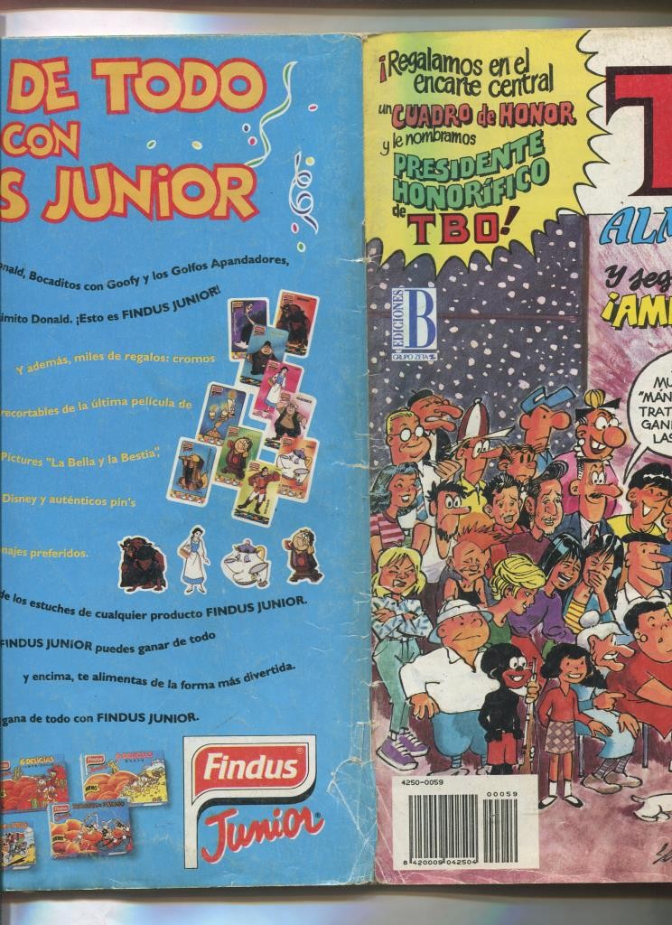 TBO de Ediciones B numero 059: almanaque 1993 ( numerado 2 en trasera)