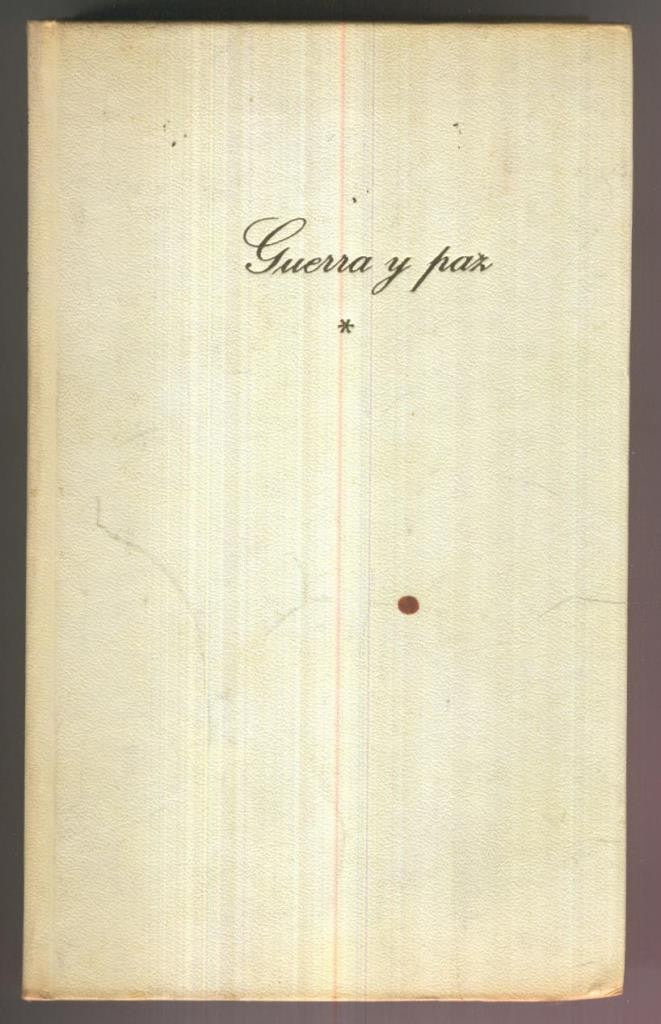 Circulo de lectores: Guerra y paz, dos volumenes