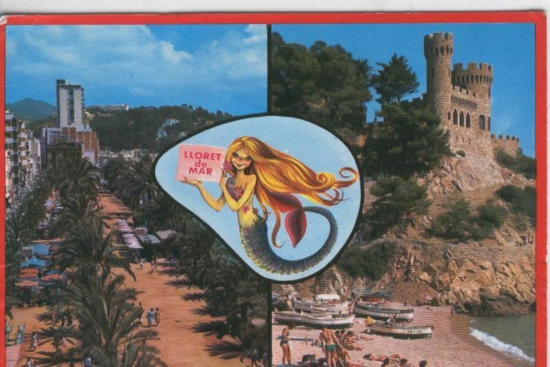 Postal 08041 : Lloret de Mar: vistas varias