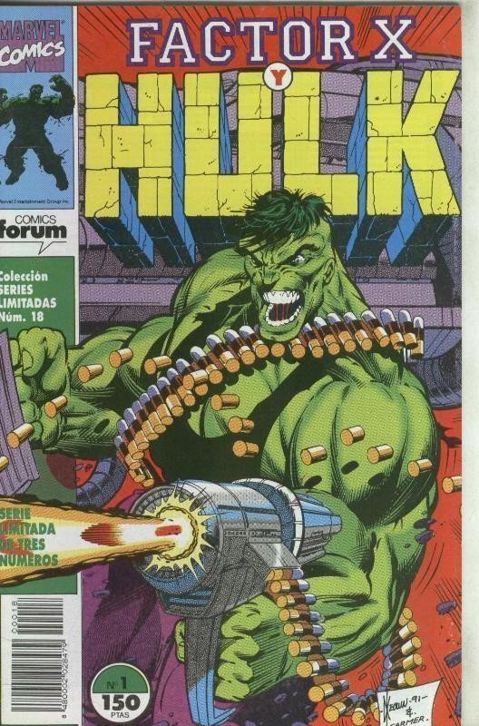 Series Limitadas numero 18: Factor X y Hulk numero 1: Es la guerra