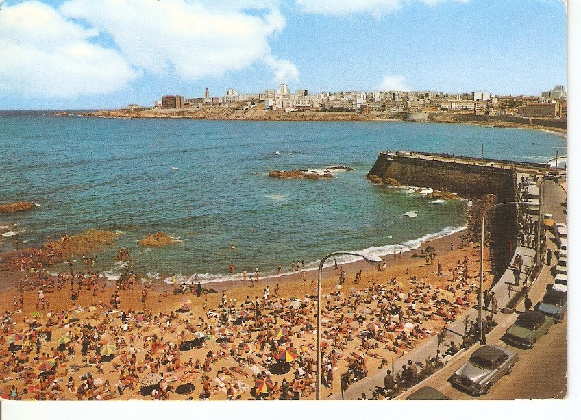 Postal 045033 : La Coruña. Playas de Riazor y del Orsan