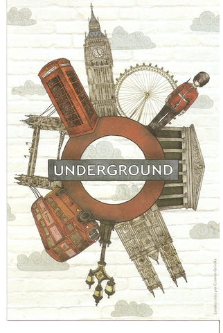 Postal 045035 : Underground. Vueling