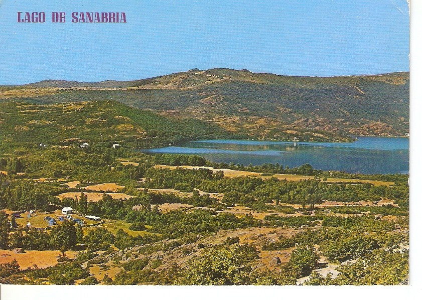 Postal 045048 : Lago de Sanabria. Camping de Ensiresa y Lago