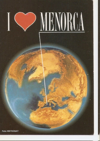 Postal 045070 : I Love Menorca