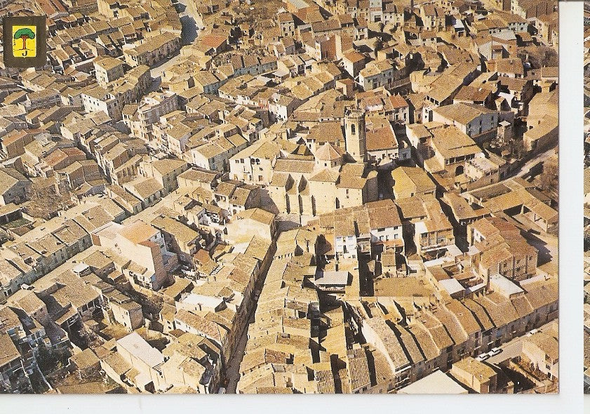 Postal 045086 : Juneda (Lleida). Vista parcial barri antic