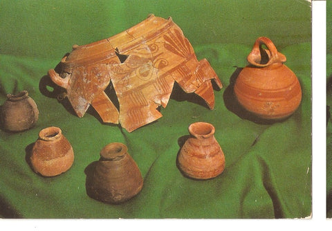 Postal 045092 : Museu dArtesa de Lleida. Cultura iberico - ilergeta. Fragment de tenalla procedetns de Margalef terme de Torregrossa (segle III)