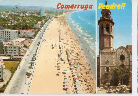 Postal 045101 : Costa Dorada - Tarragona. Comarruga - Vendrell. Playa
