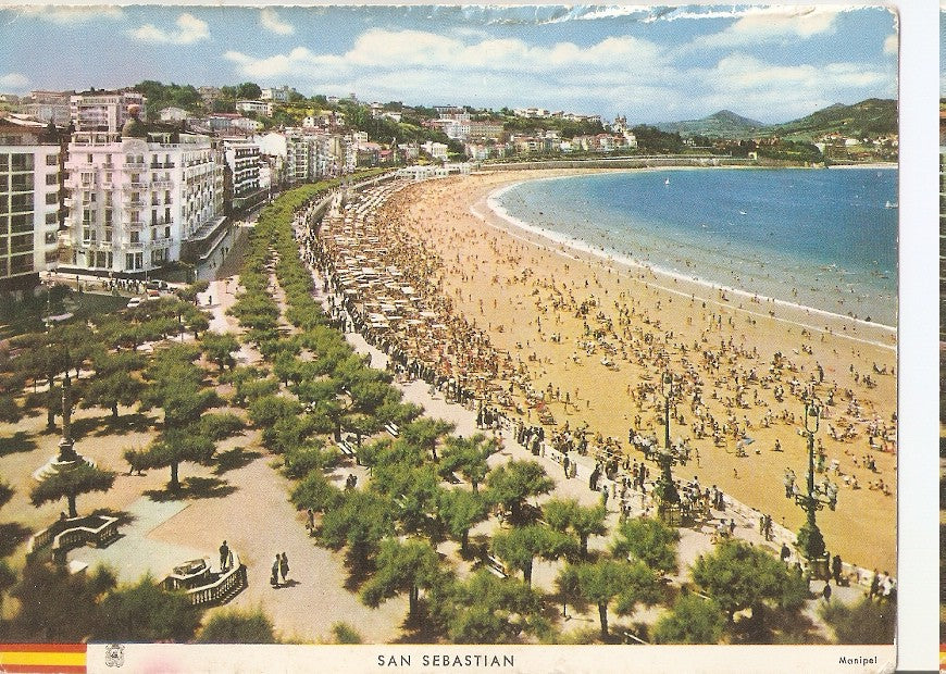 Postal 045103 : San Sebastian. Paseo y playa de la Concha