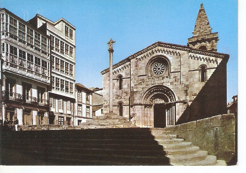 Postal 045138 : La Coruña. Colegiata de Santa Maria