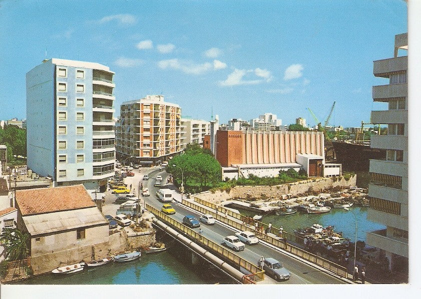 Postal 045141 : Gancia (Valencia). Grao de Gandia. Puente de San Nicolas