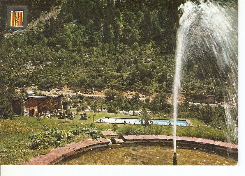 Postal 045156 : Pirineu Catala (Lleida). Vall de Bohi. Caldas de Bohi. Balneari i Piscina