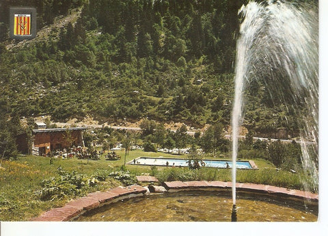 Postal 045156 : Pirineu Catala (Lleida). Vall de Bohi. Caldas de Bohi. Balneari i Piscina