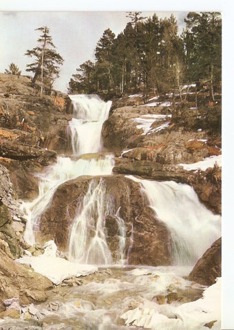 Postal 045159 : Pirineos de Lerida. Valle de Bohi. Parque Nacional dAigues Tortes. Cascada del Toll del Mas