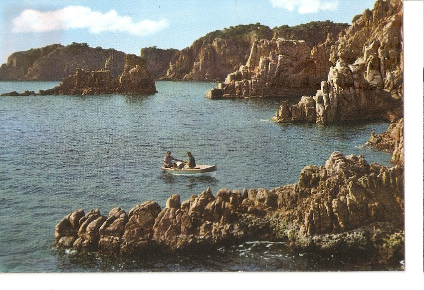 Postal 045161 : Costa Brava. Detalle de la costa entre Tamariu y Aigua Blava