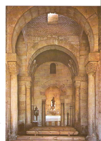 Postal 045166 : Zamora. Interior de San Pedro de la Nave
