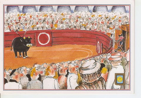 Postal 045177 : Dibujo de plaza de toros