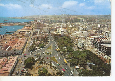 Postal 045189 : Las Palmas de Gran Canaria. Vista general del Parque Sta. Catalina y Ciudad