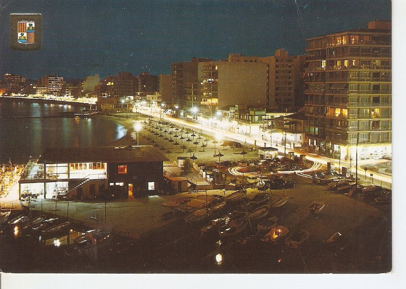 Postal 045201 : Mallorca. Arenal. Vista nocturna