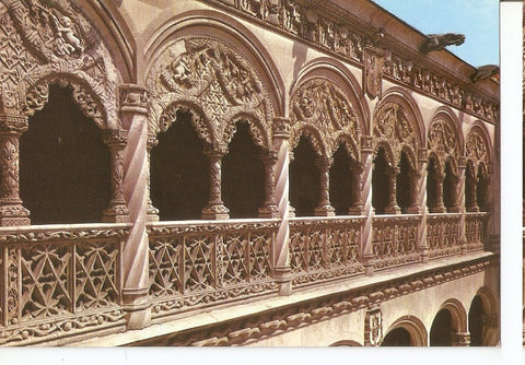Postal 045229 : Valladolid. Muso N. Escultura. Colegio de San Gregorio. Detalle del patio