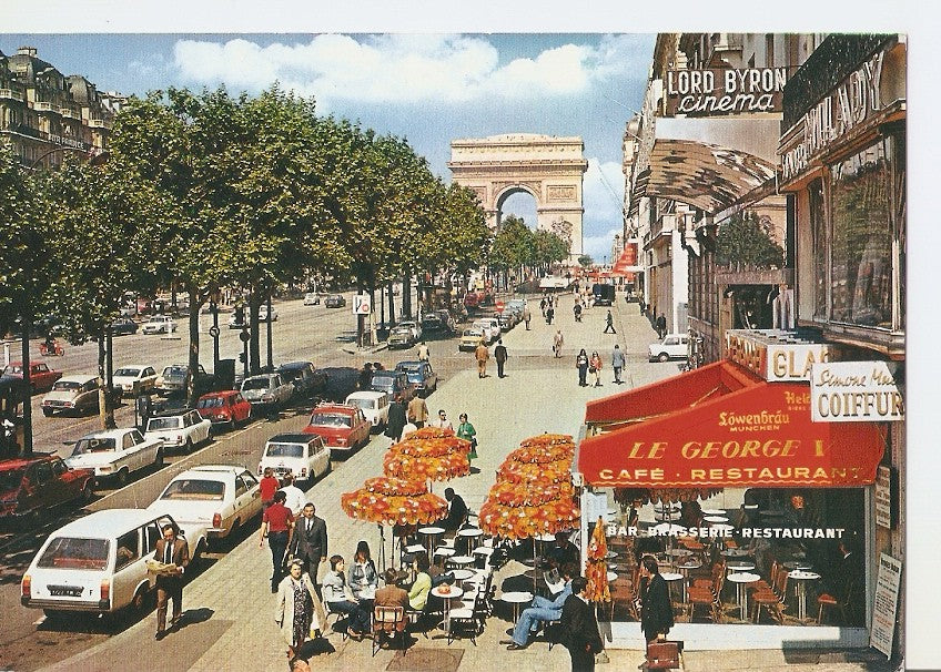 Postal 045234 : Paris. LArc de Triomphe vu des Champs-Elysees