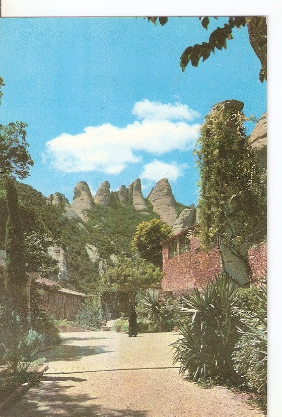 Postal 045250 : Montserrat. Jardin del Monasterio