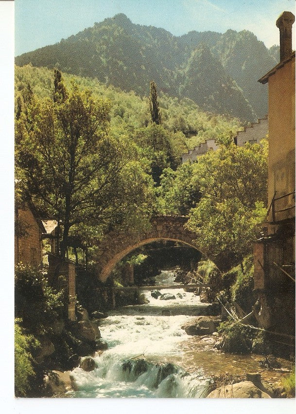 Postal 045260 : Valls dAndorra. Les Escaldes. Riu Madriu