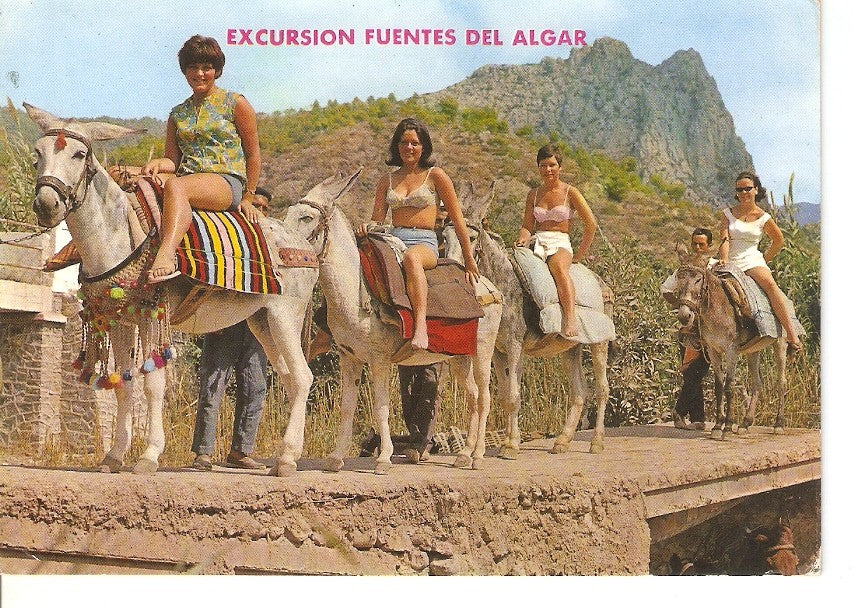 Postal 045275 : Callosa de Ensarria (Alicante). Excursion Fuentes del Algar