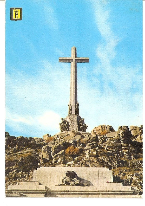 Postal 045281 : Santa Cruz del Valle de los Caidos. Vista de la Cruz