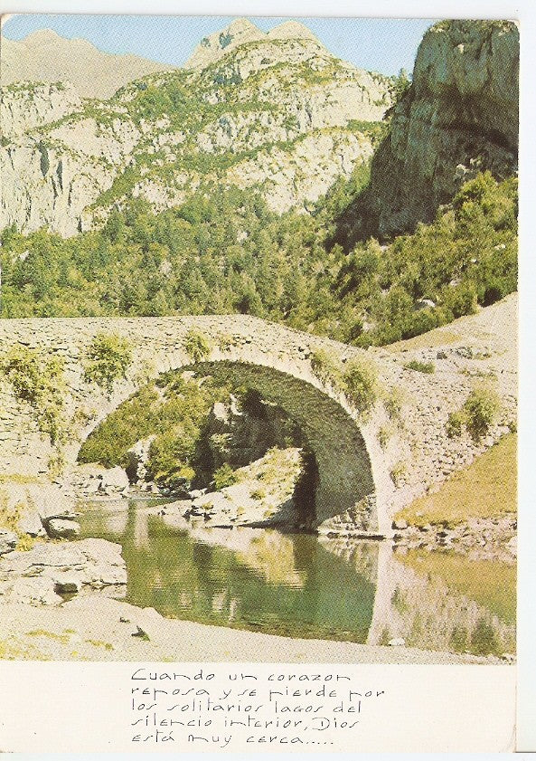 Postal 045296 : Puente sobre rio