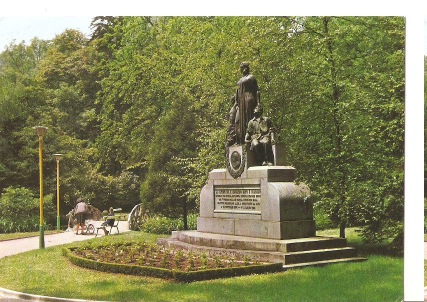 Postal 045300 : Vitoria. Parque la Florida Monumento a Dn. Eduardo Dato
