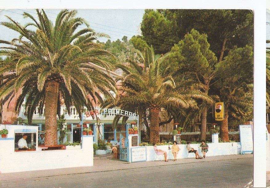 Postal 045348 : Bar las Palmeras. Es Traves Puerto de Soller - Mallorca
