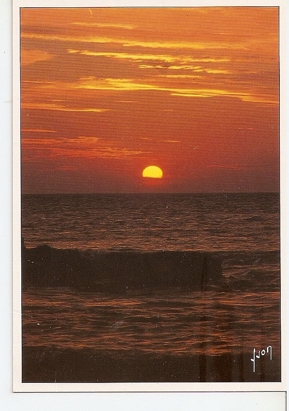 Postal 045352 : Coucher de soleil