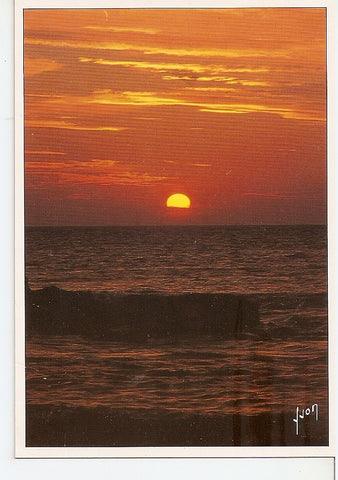 Postal 045352 : Coucher de soleil