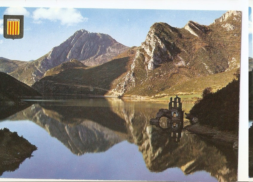 Postal 045358 : Lac dEscales Ruines du Monastere de Lavaix