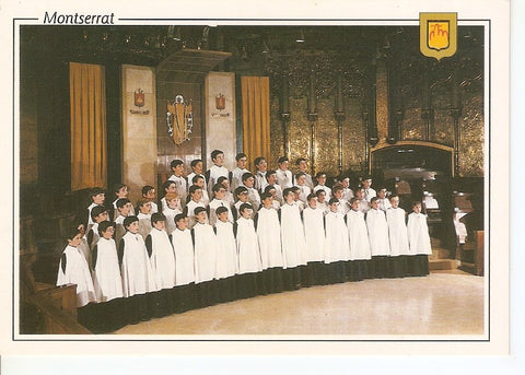 Postal 045366 : Montserrat (Barcelona). LEscolania