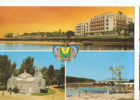 Postal 045379 : Isla de la Toja (Pontevedra). Gran Hotel - Capilla - Piscina