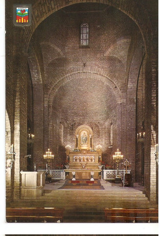 Postal 045428 : Ripoll. Altar mayor del Monasterio de Sta. Maria de Ripoll