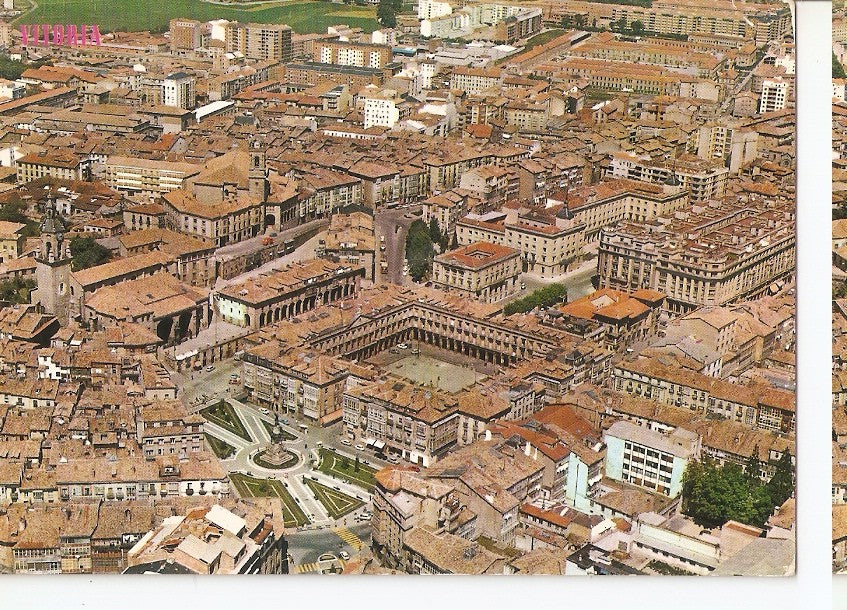 Postal 045466 : Vitoria. Vista aerea