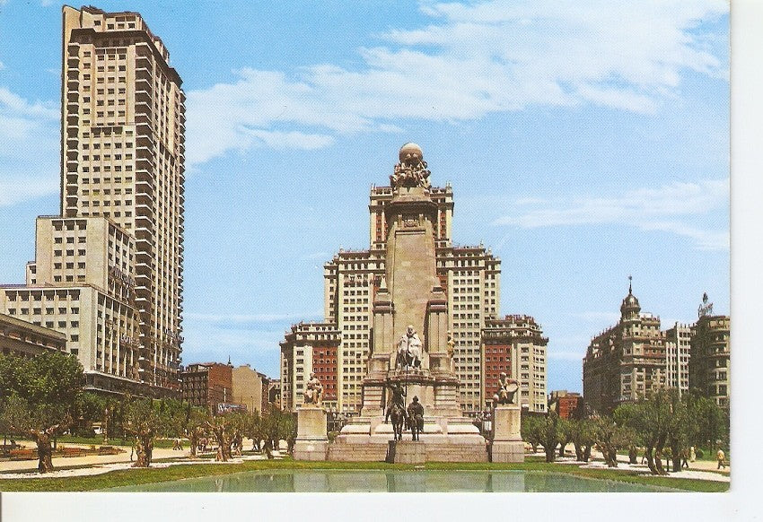 Postal 045500 : Madrid. Plaza de España. Monumento a Cervantes