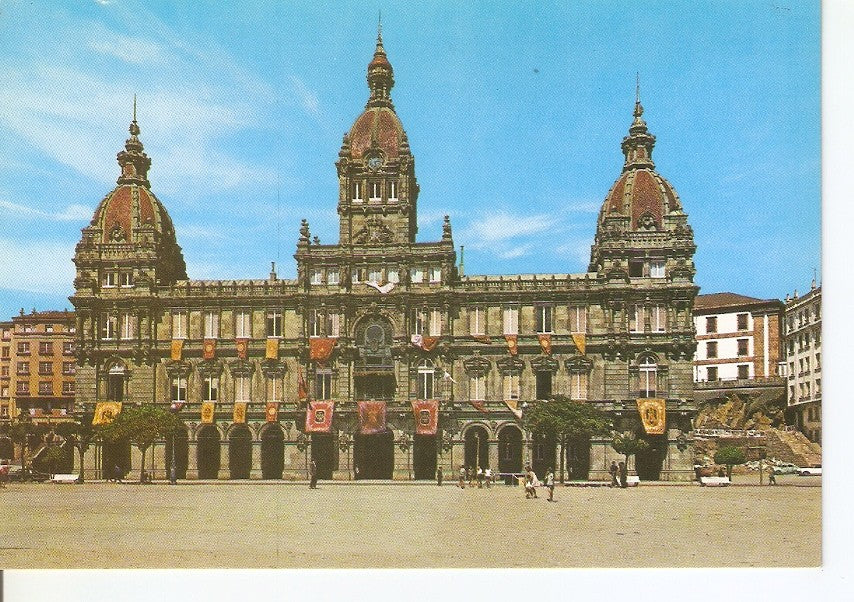 Postal 045571 : La Coruña. Palacio Municipal