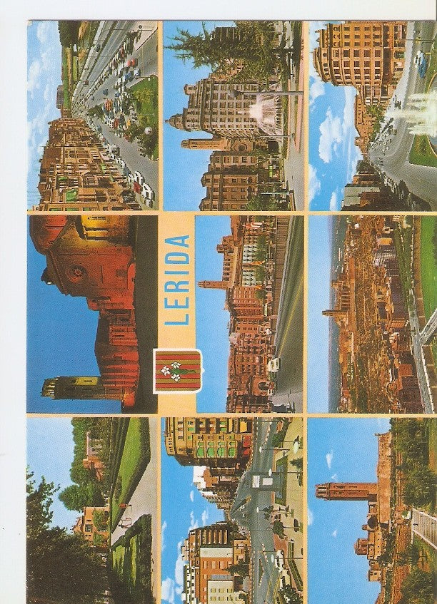 Postal 045587 : Lerida. Varios aspectos