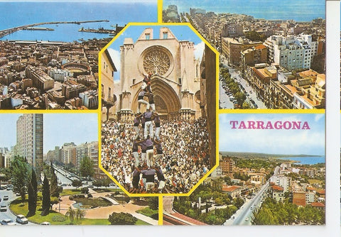 Postal 045588 : Tarragona (España). Varias vistas de la ciudad