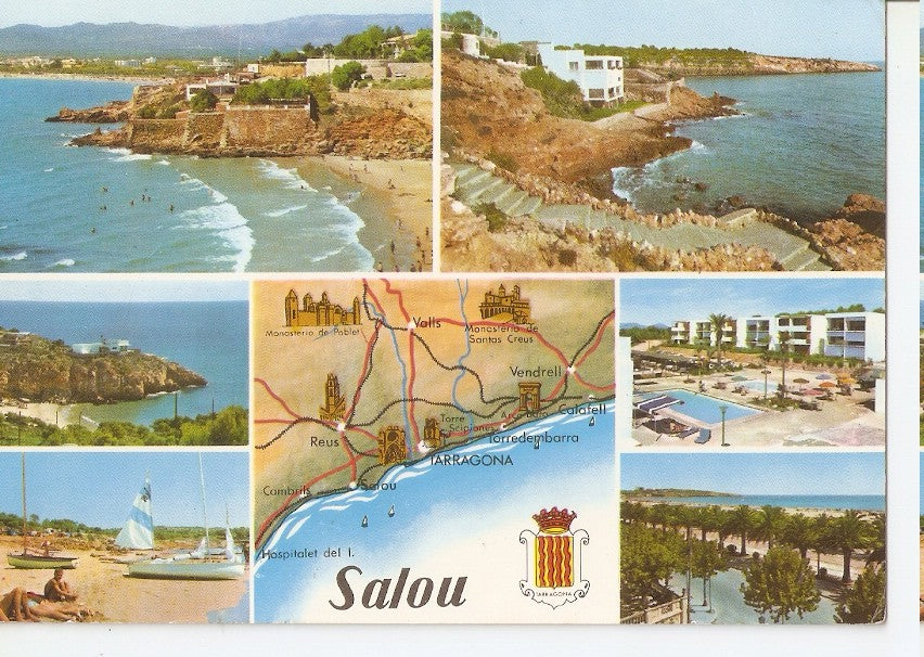 Postal 045594 : Diversos aspectos de la Ciudad. Salou. Costa Dorada Tarragona