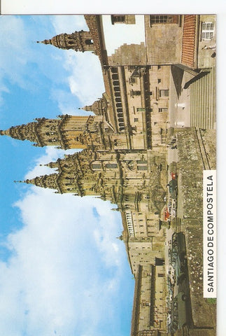 Postal 045618 : Santiago de Compostela. Catedral. Fachada del Obradoiro (siglo XVIII)
