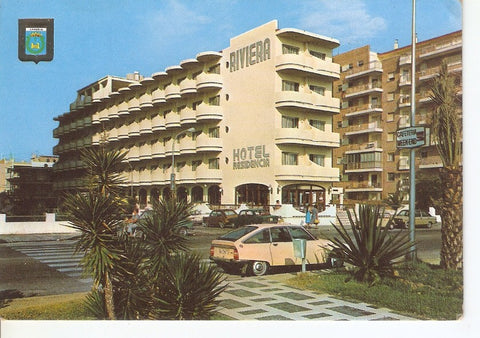 Postal 045645 : Gandia (Valencia). Playa. Hotel Riviera