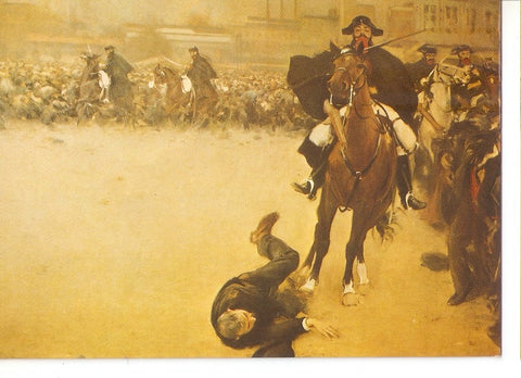 Postal 045650 : La carrega de Ramon Casas (1902) conservat a Museu Municipal dOlot