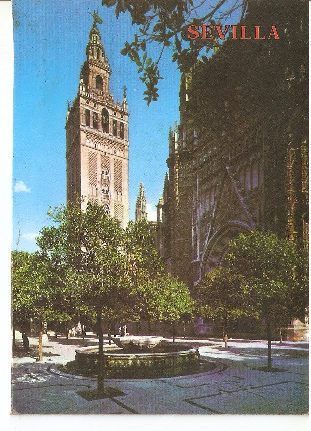 Postal 045657 : Sevilla. Pario de los Naranjos y la Giralda