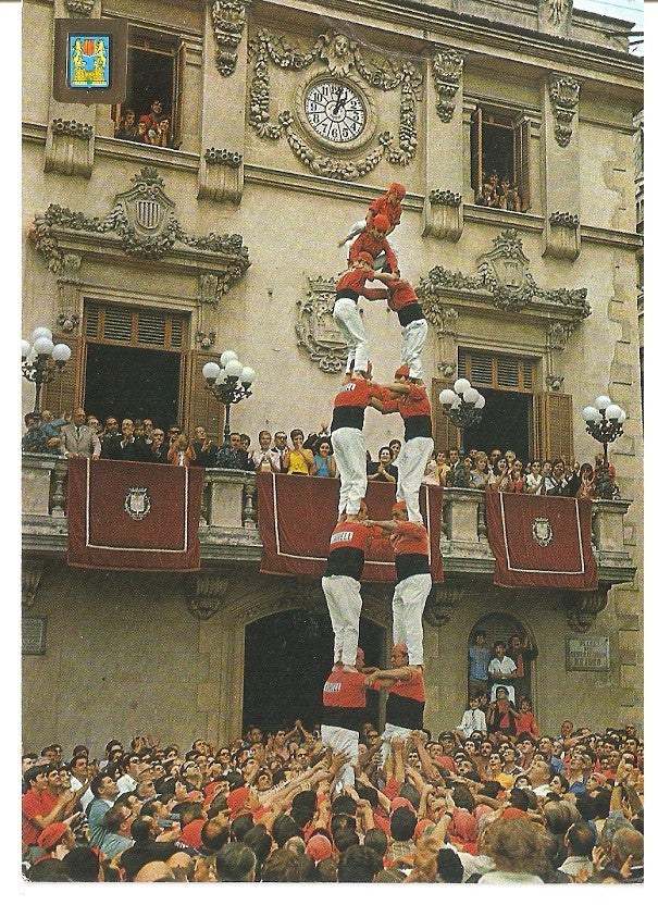Postal 045675 : Vilafranca del Penedes (Barcelona). Els Castellers