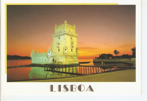 Postal 045686 : Lisboa. Entardecer na Torre de Belem